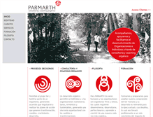 Tablet Screenshot of parmarth.cl